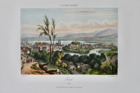 Zürich -  Blick vom Beckenhof
