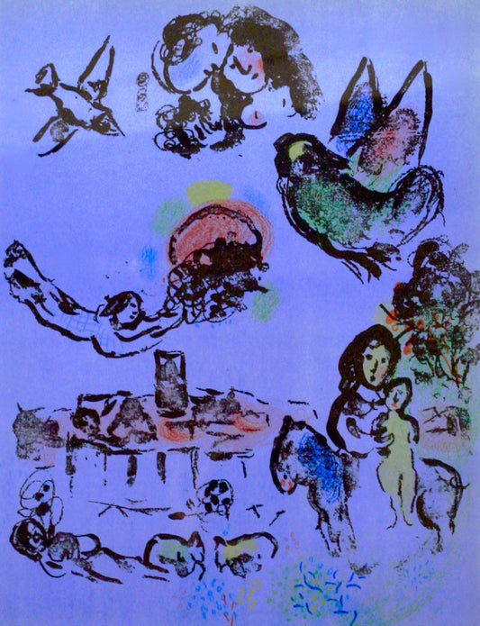 Marc Chagall - Night in Vence